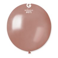 Латексный шарик 19" металлик 71 розовое золото Gemar 