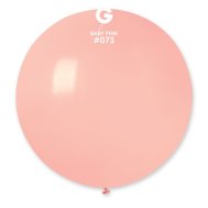 Латексный шарик 31" пастель 73 нежно-розовый Gemar