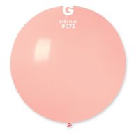 Латексный шарик 31" пастель 73 нежно-розовый Gemar