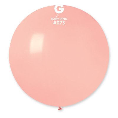 Латексный шарик 31" пастель 73 нежно-розовый Gemar