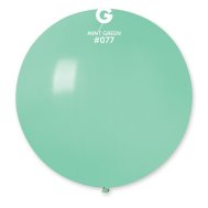 Латексный шарик 31" пастель 77 мятный Gemar