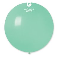 Латексный шарик 31" пастель 77 мятный Gemar