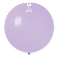 Латексный шарик 31" пастель 79 нежно-сиреневый Gemar 