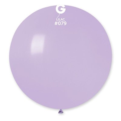 Латексный шарик 31" пастель 79 нежно-сиреневый Gemar 