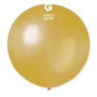 Латексный шарик 31" металлик 74 сатиновое золото Gemar 