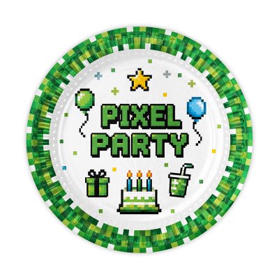 Набор тарелок "Pixel Party" 10 шт Набор тарелок "Pixel Party" 10 шт