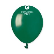 Латексные шарики 5" пастель 104 изумрудный Gemar