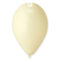 Латексні кульки 12" пастель 103 вершковий Gemar