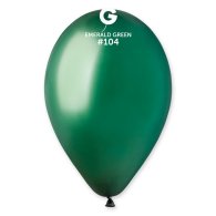 Латексные шарики 12" пастель 104 изумрудный Gemar