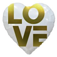 Фольгована кулька серце "Love" 18" AS-182 ArtShow