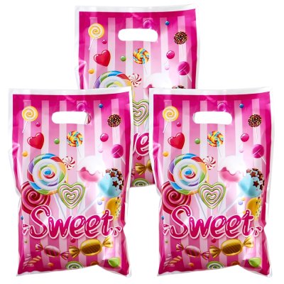 Пакети подарункові поліетиленові "Sweet" 24х16 см 10 шт Пакети подарункові поліетиленові "Sweet" 24х16 см 10 шт