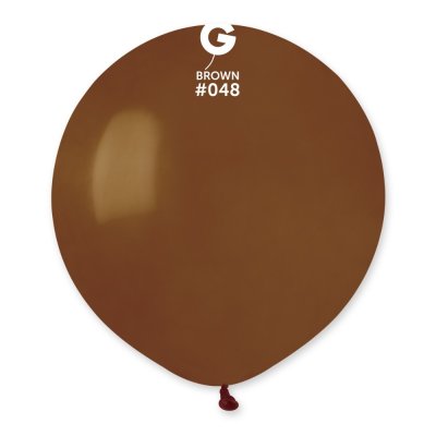 Латексный шарик 19" пастель 48 коричневый Gemar Латексный шарик 19" пастель 48 коричневый Gemar