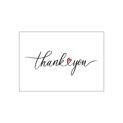 Мини-открытки "Thank you" 10 шт