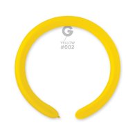 Латексные шарики ШДМ 260 пастель 02 желтый Gemar 