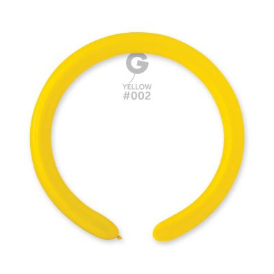 Латексные шарики ШДМ 260 пастель 02 желтый Gemar 