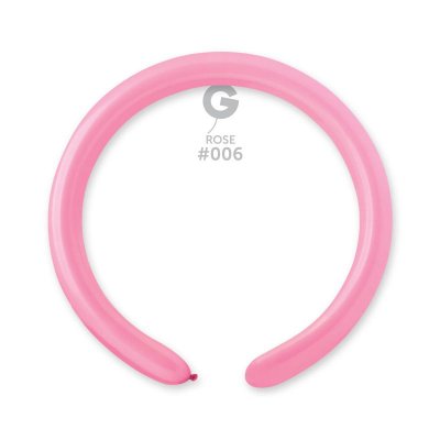 Латексные шарики ШДМ 260 пастель 06 розовый Gemar 