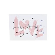Мини-открытки "Love you" 10 шт Мини-открытки "Love you" 10 шт
