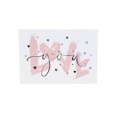 Мини-открытки "Love you" 10 шт