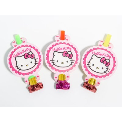Язычок-гудок "Hello Kitty" 6 шт 