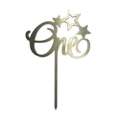 Топпер из ХДФ "One" звезды золото