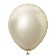 Латексный шарик хром 18" Белое золото (Mirror White Gold) Kalisan Латексный шарик хром 18" Белое золото (Mirror White Gold) Kalisan