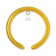 Латексные шарики ШДМ 260 металлик 39 золото Gemar 