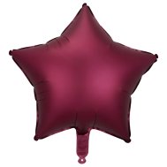 Фольгированный шар звезда марсала 18" Китай