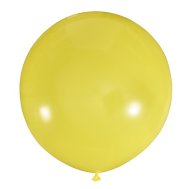 Латексна кулька 36" пастель Yellow 001 (жовтий) Мексика 