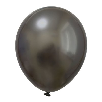 Латексные шарики 12" хром графитовый Balonevi