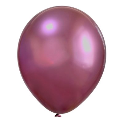 Латексные шарики 12" хром розовый Balonevi