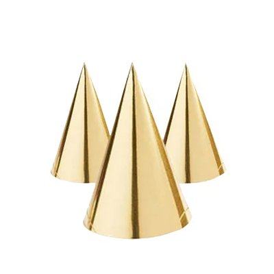 Колпачок хром "Gold" 15 см 10 шт 