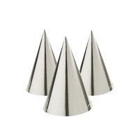 Колпачок хром "Silver" 15 см 10 шт