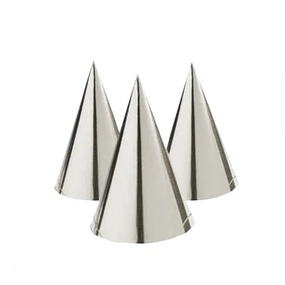 Колпачок хром "Silver" 15 см 10 шт