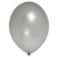 Латексные шарики 12" металлик серебро В105/061 BelBal 