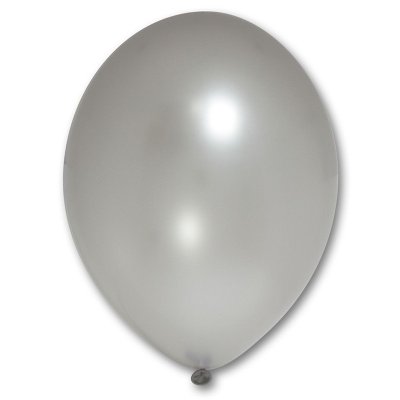 Латексные шарики 12" металлик серебро В105/061 BelBal 