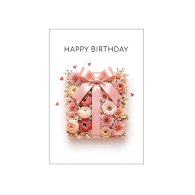 Мини-открытки "Happy birthday" подарок 10 шт