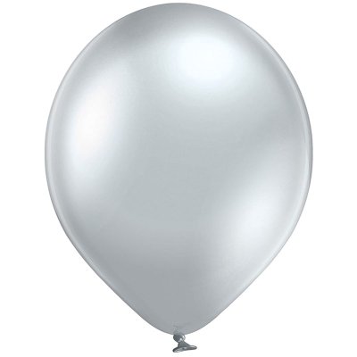 Латексные шарики 12" хром Glossy серебристый В105/601 BelBal 