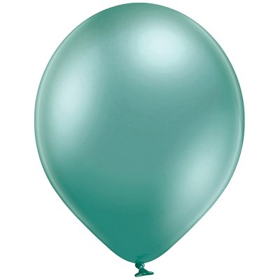 Латексные шарики 12" хром Glossy зеленый В105/603 BelBal 