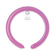 Латексные шарики ШДМ 260 неон 26 фиолетовый Gemar 