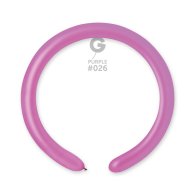 Латексные шарики ШДМ 260 неон 26 фиолетовый Gemar 