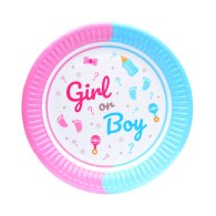 Набор тарелок "Girl or Boy" 10 шт