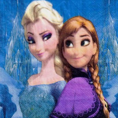 Салфетки "Холодное сердце" 20шт