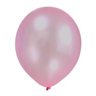 Латексные шарики 10" металлик розовый Balonevi
