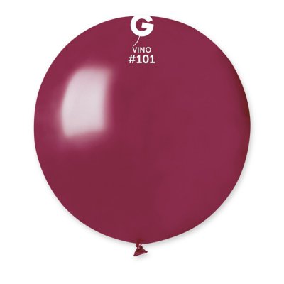 Латексный шарик 19" пастель без полос 101 vino Gemar