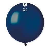 Латексна кулька 19" пастель без смуг 102 navy Gemar