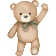 Ростовая фигура "Мишка с бантом" 120х88 см