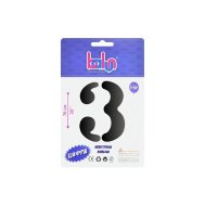 Фольгированный шар цифра "3" черная 30" Balun в упаковке Фольгированный шар цифра "3" черная 30" Balun в упаковке
