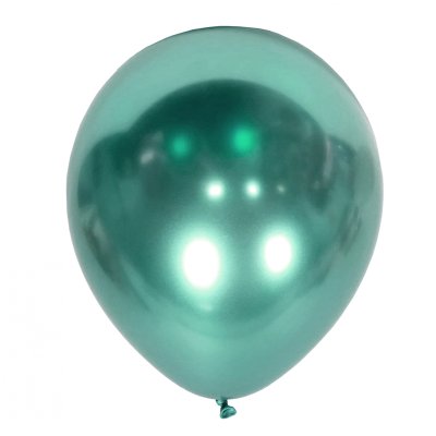 Латексні кульки 5" Хром Mirror Green Kalisan Латексні кульки 5" Хром Mirror Green Kalisan