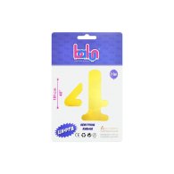 Фольгированный шар цифра "4" золото 40" Balun