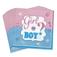 Салфетки "Boy or Girl" 33х33см 20 шт